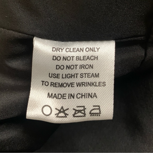 AZAZIE Gathered Chiffon A-Line Long Gown Size A16 Black Wedding Formal Party - Picture 12 of 13